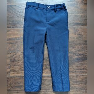 H&M Boy's Navy Blue Dress Trousers